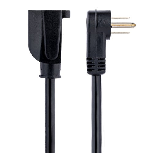 StarTech.com PAC101R1 power cable Black 11.8" (0.3 m) NEMA 5-15P NEMA 5-15R