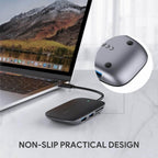 AUKEY Unity Link PD II USB 3.2 Gen 1 (3.1 Gen 1) Type-C Aluminum, Black