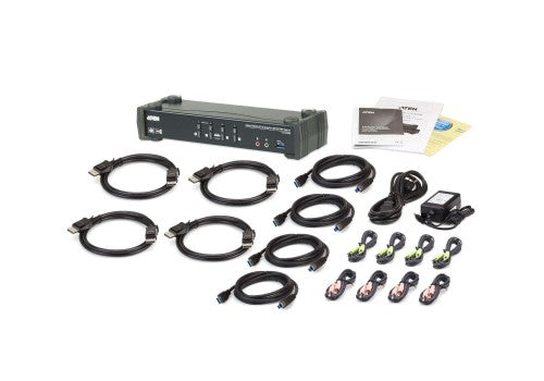 ATEN CS1924M KVM switch Black