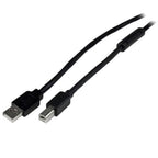 StarTech.com USB2HAB65AC USB cable USB 2.0 787.4" (20 m) USB A USB B Black