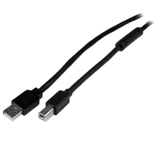 StarTech.com USB2HAB65AC USB cable USB 2.0 787.4" (20 m) USB A USB B Black