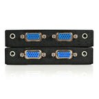 StarTech.com VGA and Audio over Cat5 Extender AV transmitter & receiver Black