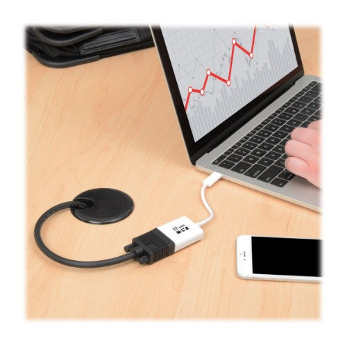 Tripp Lite U444-06N-VGA-AM USB graphics adapter 1920 x 1200 pixels White