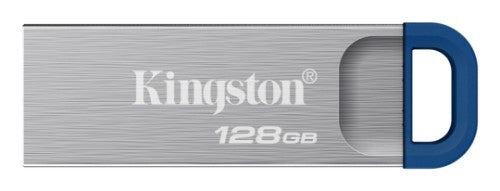 Kingston Technology DataTraveler Kyson USB flash drive 128 GB USB Type-A 3.2 Gen 1 (3.1 Gen 1) Stainless steel