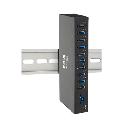 Tripp Lite U360-010-IND interface hub USB 3.2 Gen 1 (3.1 Gen 1) Type-B 5000 Mbit/s Black