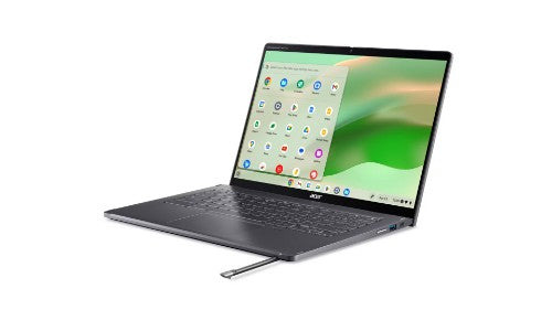 Acer Chromebook Enterprise Spin 714 CP714-2WN-53TY Intel® Core™ i5 i5-1335U 14" Touchscreen WUXGA 16 GB LPDDR4x-SDRAM 256 GB SSD Wi-Fi 6E (802.11ax) ChromeOS Gray