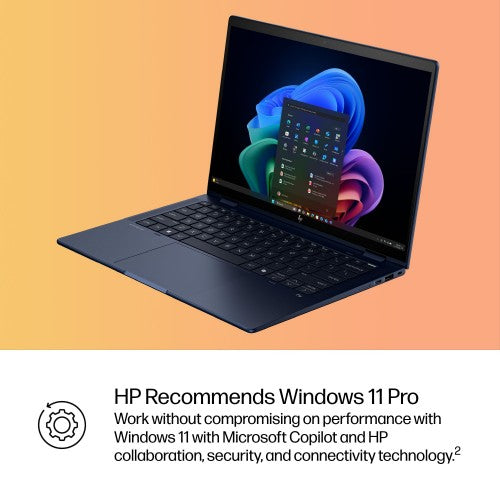 HP EliteBook X Flip G1i AI PC Copilot+ PC Intel Core Ultra 7 258V Hybrid (2-in-1) 14" Touchscreen WUXGA 32 GB LPDDR5x-SDRAM 512 GB SSD Wi-Fi 7 (802.11be) Windows 11 Pro Silver