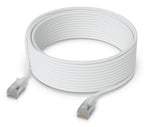 Ubiquiti UACC-Cable-Patch-EL-C6A-12M-W networking cable Translucent, White 472.4" (12 m) Cat6a