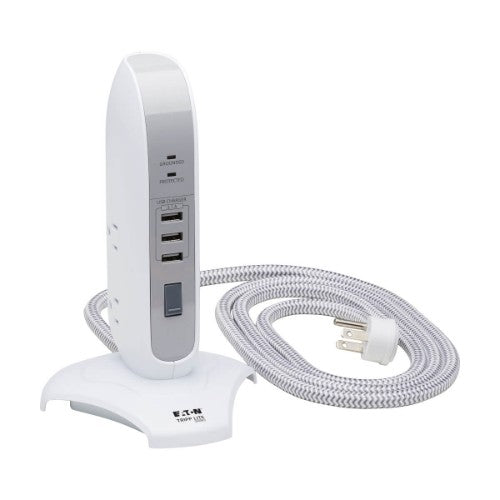 Tripp Lite TLP66USB surge protector White 5 AC outlet(s) 120 V 72" (1.83 m)