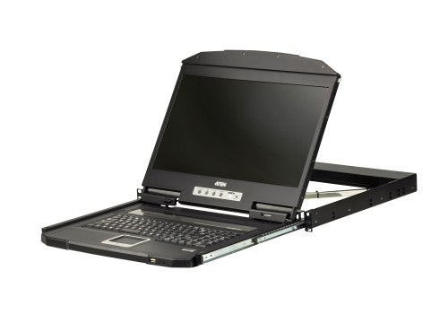 ATEN CL3700NW rack console 18.5" 1920 x 1080 pixels Metal, Plastic Black 1U