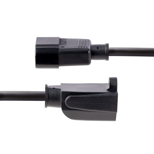 StarTech.com 1415R-3F-POWER-CORD power cable Black 39.4" (1 m) C14 coupler NEMA 5-15R