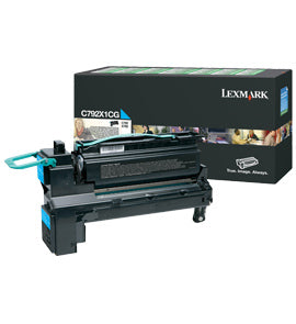 Lexmark C792X1CG toner cartridge 1 pc(s) Original Cyan