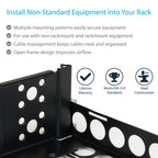 StarTech.com UNIRAILS2U rack accessory Rack rail